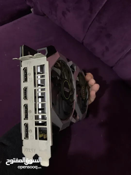 كرت شاشة NVIDIA MSI VENTUS X2 RTX 2060 + PSU COOLER MASTER 550W +80 BRONZE