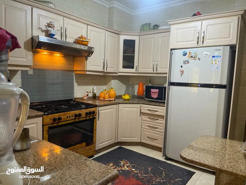 بسعر لقطه مع فرصه استثماريه  شقة ارضيه مع صالون ستاتي (ربوة عبدون )