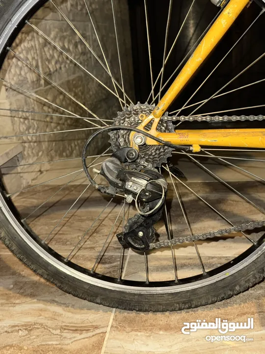 بسكليت ياباني جبلي specialized Rock كامل المنيوم سنوبرص أمامي غيار امامي غيار خلفي بريك امامي وخلفي