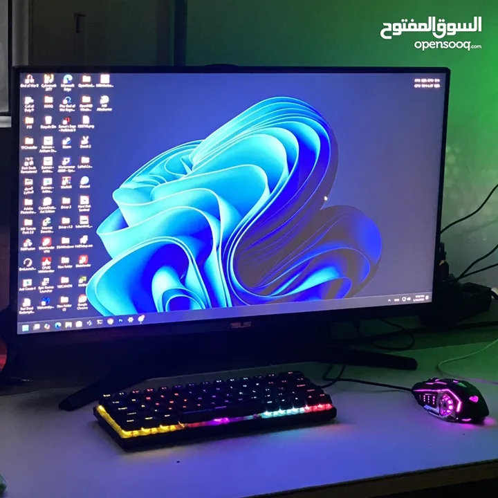 شاشة قيمينق ASUS TUF gaming 27 165hz