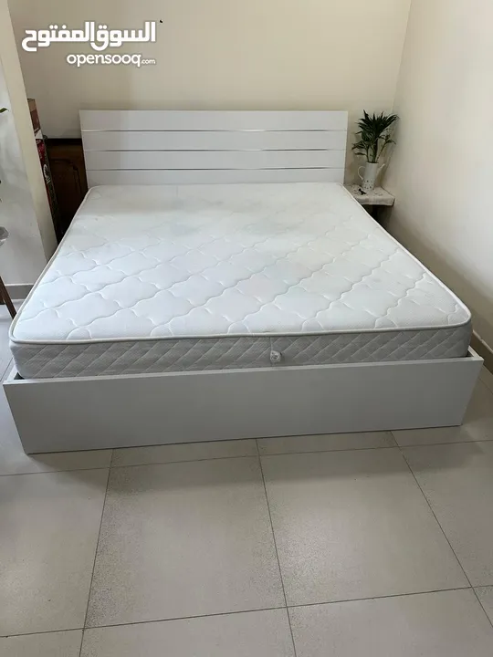 King King Size Cot with Mattress : BD. 80 (Negotiable). Good Condition. For immediate sale.