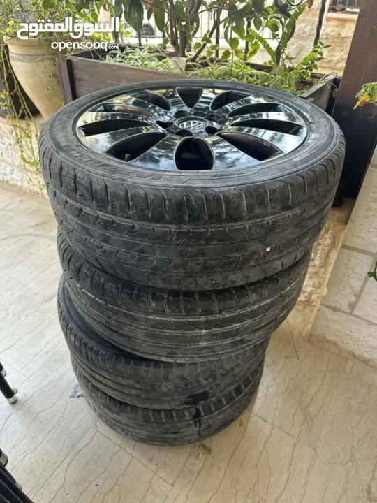 جنط مع الكوشوك الي عليه لمجموعة vw