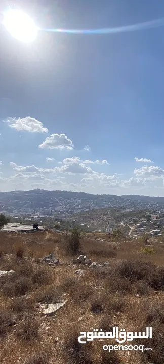 نص دونم كوشان نظيف عنبتا تصنيف A منطقة جبل الشيخ عيسى اطلالة مميزة طريق واصل خدمات قريبه