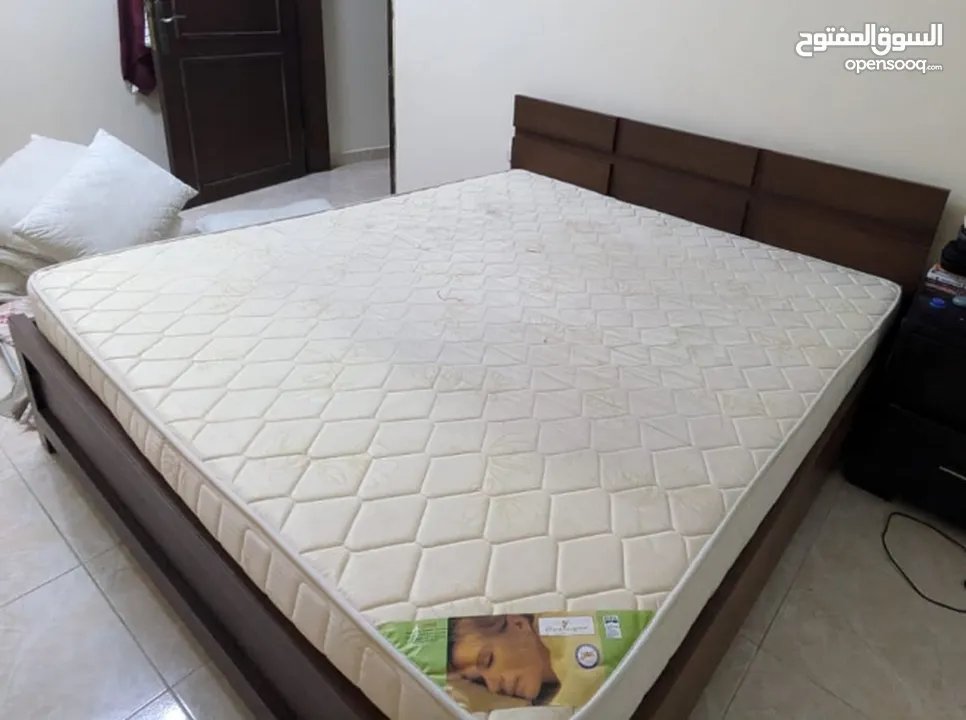 King Size Cot and Mattress