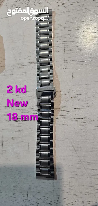 Jubilee Stainless Steel للبيع عدة احزمه ستان ستيل جديده Watch Strap  New