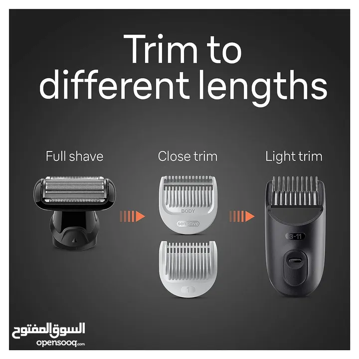 ماكنة حلاقة براون للجسم والاماكن الحساسه Braun bodyGroom