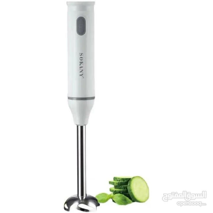 خلاط  يدوي خفاق عامودي كهربائي من Sokany هاند بلندر Hand Blender هراسة ضراب مضرب الطعام