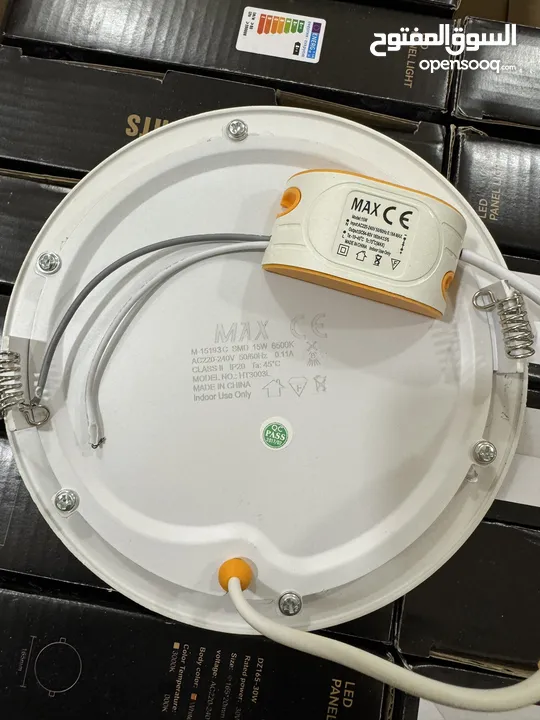 اضاءة مقاس 6 انچ عدد 41 حبة لون ابيض  بحالة ممتازة