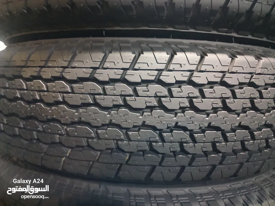 القياس 16 ار 205  من اعلا المواصفات بالاطارات العالميه دبل قومه دبل ستيل نسبت المطاط 100بل100