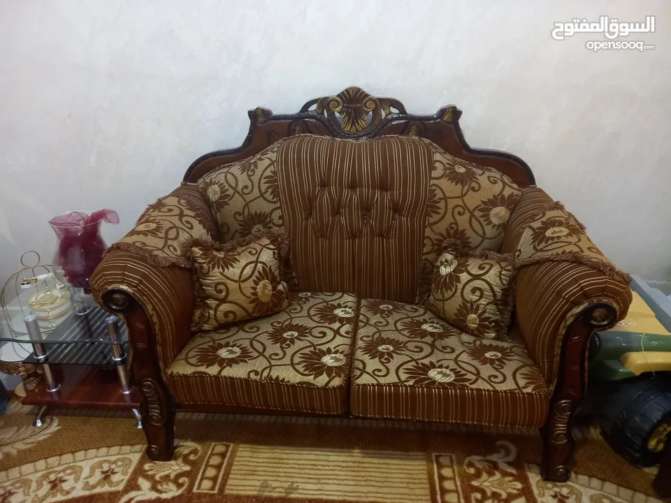 طقم كنب سبع مقاعد ممتاز