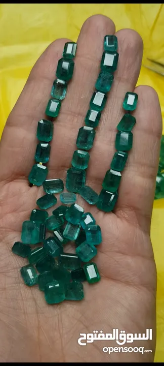 Zambian emerald stone