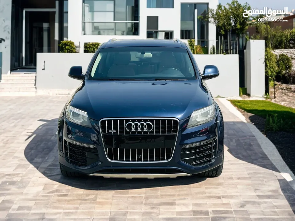 AED 1,160PM  AUDI Q7 3.0 S-LINE  SUPERCHARGED  FULL OPTION 0% DOWNPAYMENT  GCC