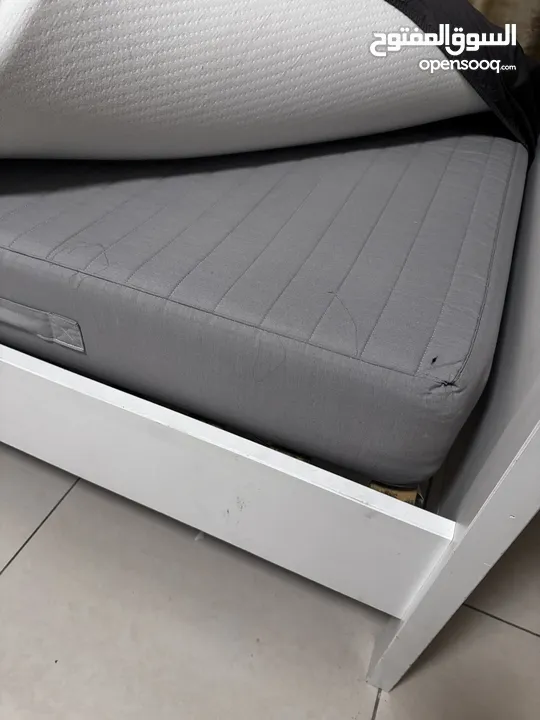 2 Ikea bed with  mattress