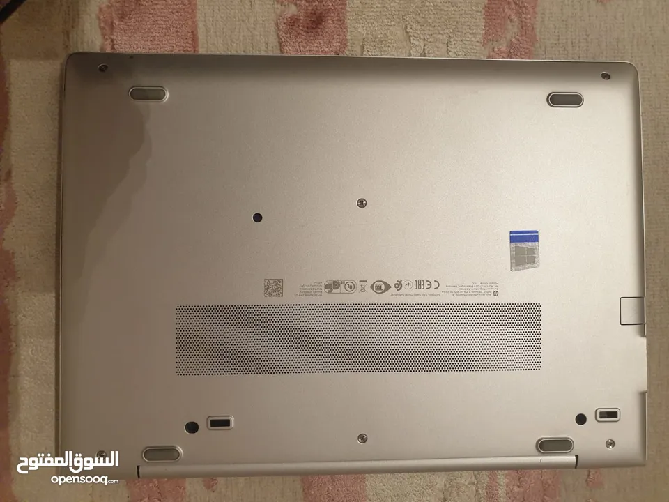 لابتوب بحالة ممتازة  HP EliteBook i5 8350u 16G 250G