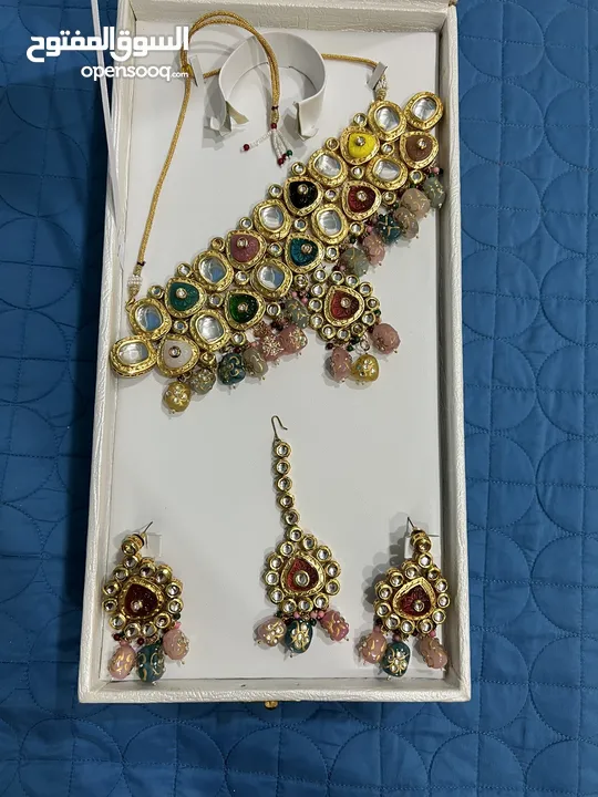 Original silver and kundan sets