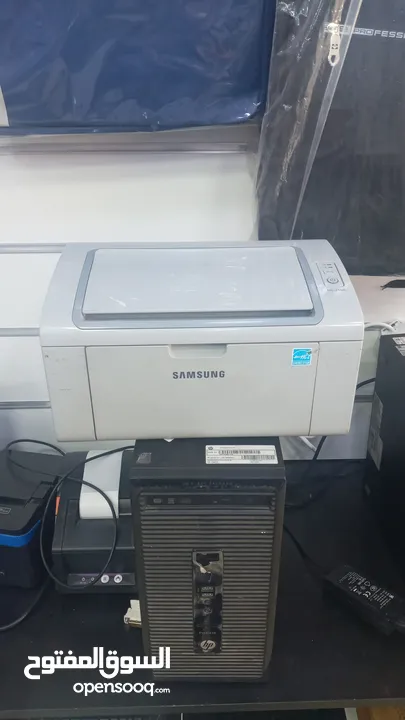 طابعة اتش بي ليزر اسود مستعمل مع خبر جديد
