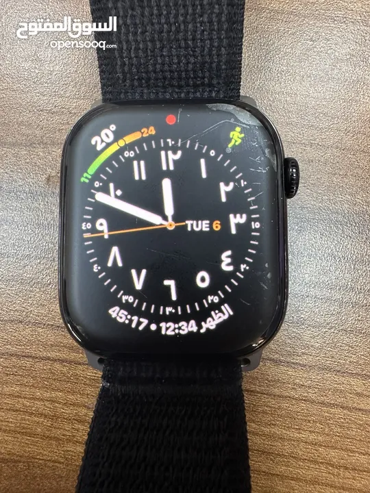 ‏Apple Watch Series 10 (GPS) Aluminum 46MN ساعة ابل سيريس 10 قياس 46