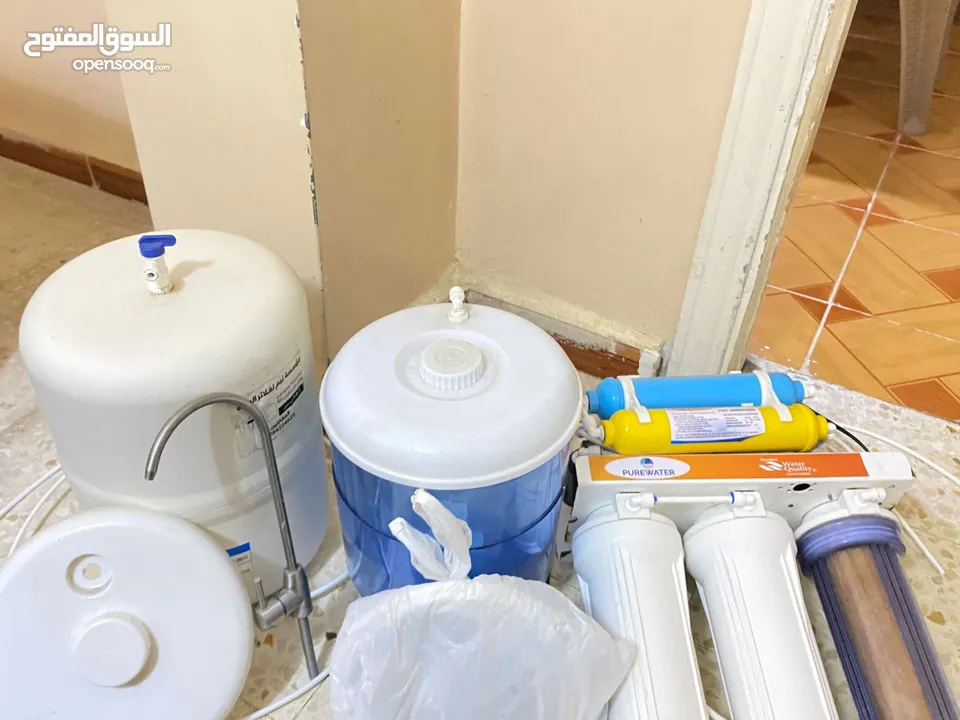 فلتر ماء مستعمل بحالة الوكاله استعمال شهر فقط