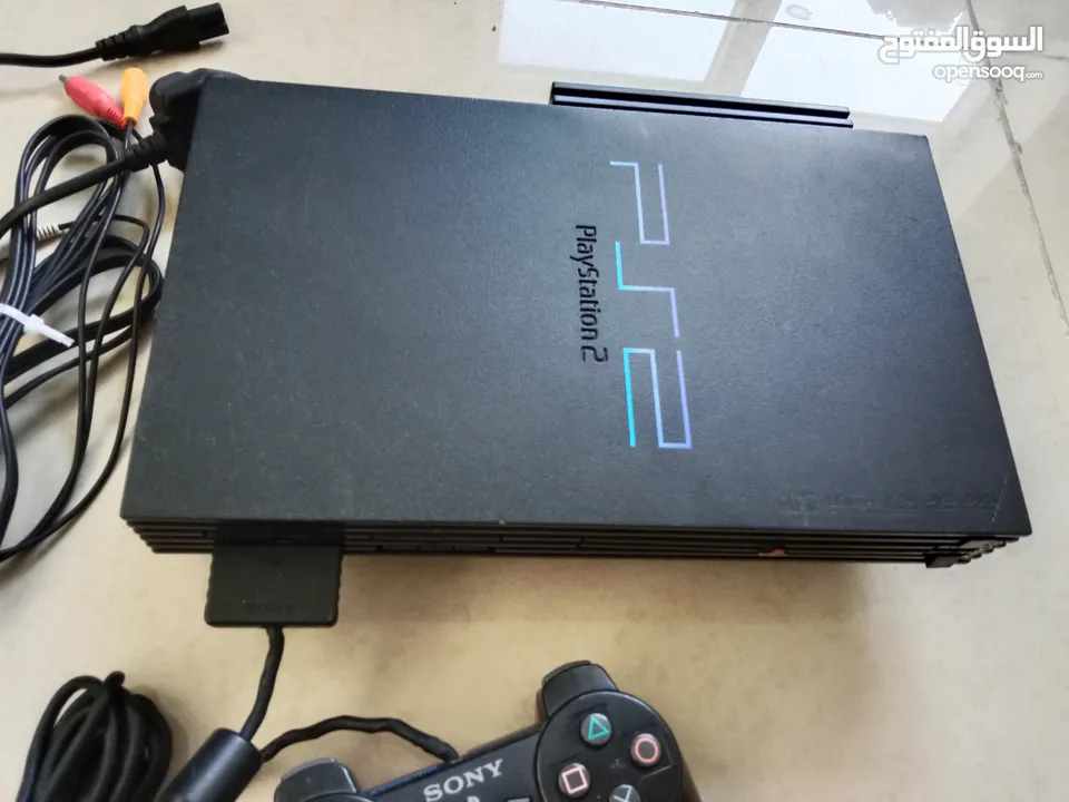 Play station 2 Fat with one controller+ 330 games