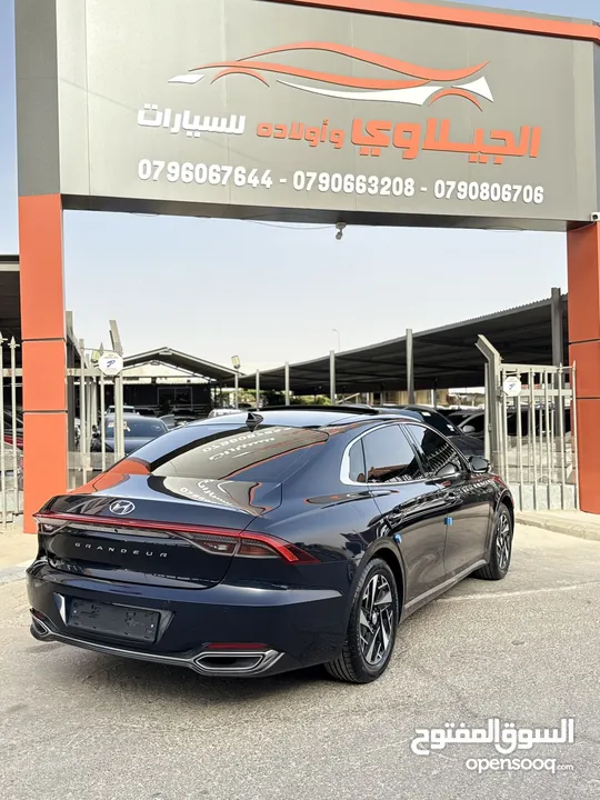 هونداي جرانديور ( ازيرا ) 2021 هايبرد فل اضافات اعلى صنف بريميوم بلس برستيج وارد كوريا فحص كامل