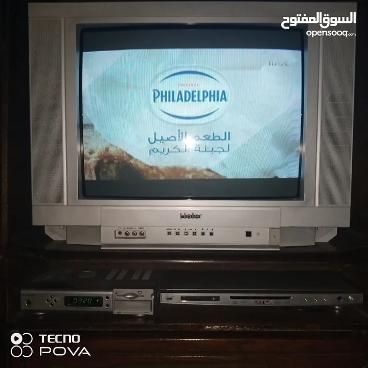 خزانة (بوفيه) وتلفزيون ورسيفر ودي في دي