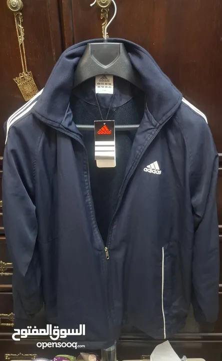 adidas jacket blue