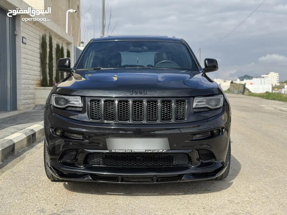 جيب جراند شيروكي SRT8 اصلي 6400 سي سي موديل 2015 فحص كامل فل اضافات أقل سعر