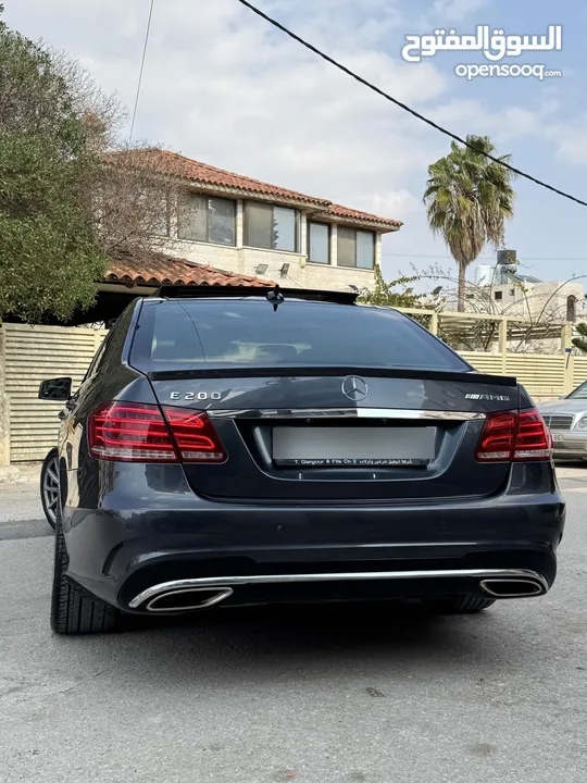 مرسيدس E 200 موديل 2014 فل كامل كت AMG اصلي مواصفات خاصة وارد شركة غرغور صيانة شركة