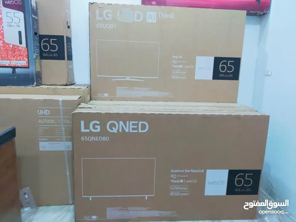 شاشات   LG75 4K SMART  LG65 4K SMART  LG55 4K SMART