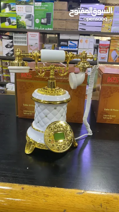 هاتف أرضي طراز انتيكا ثقيل  بأقل الأسعار ولفتره محدوده  أكثر من موديل