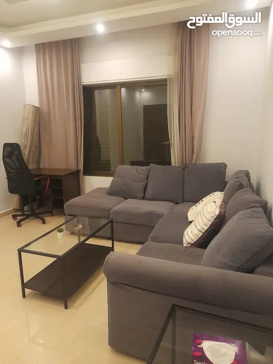 شقة مفروشة فرش مودرن في - عبدون - مساحة 110 متر غرفتين نوم (6722)