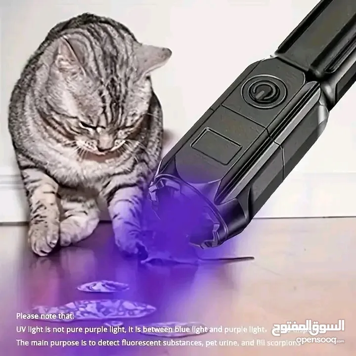 كاشف فطريات الحيوانات الأليفة لوكس UV أشعة فوق البنفسجية كشاف العقارب