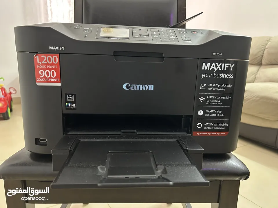 PRINTER - CANON BRAND MODEL - MAXIFY MB 2040 WIRELESS PRINT, COPY, SCAN AND FAX