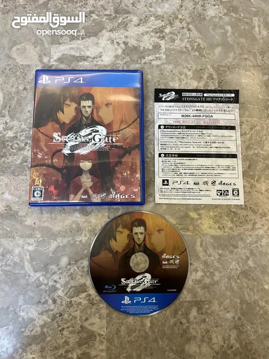 Steins gate 0 ps4 لعبة ستاينز جيت لل ps4