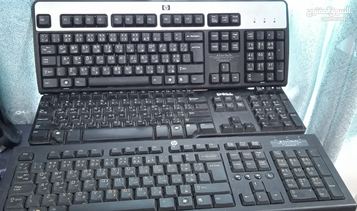 original HP keyboard for sale and Huawei laptop charger & cpu