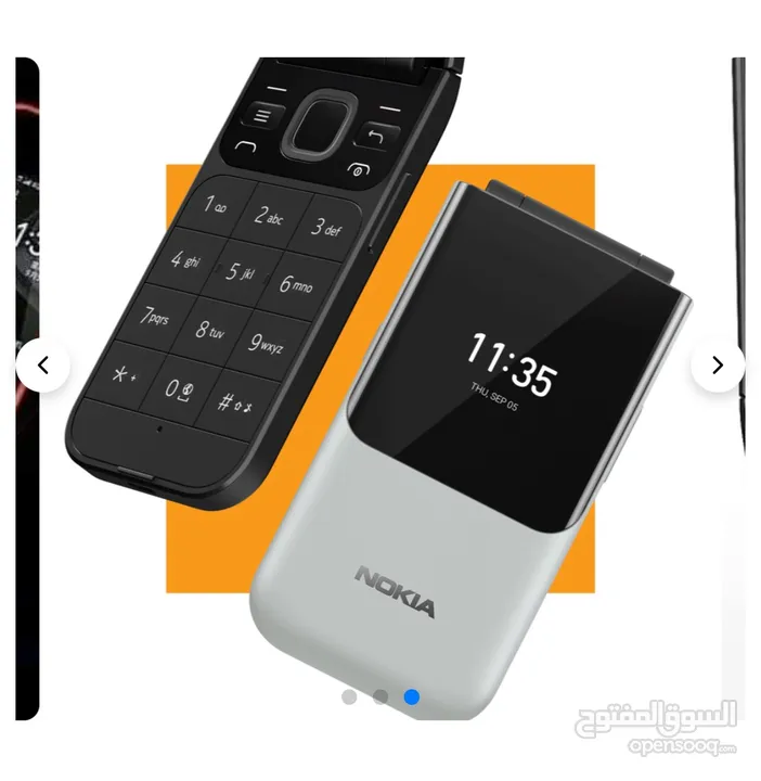 Nokia 2720 Flip black color easy to use for children and adults