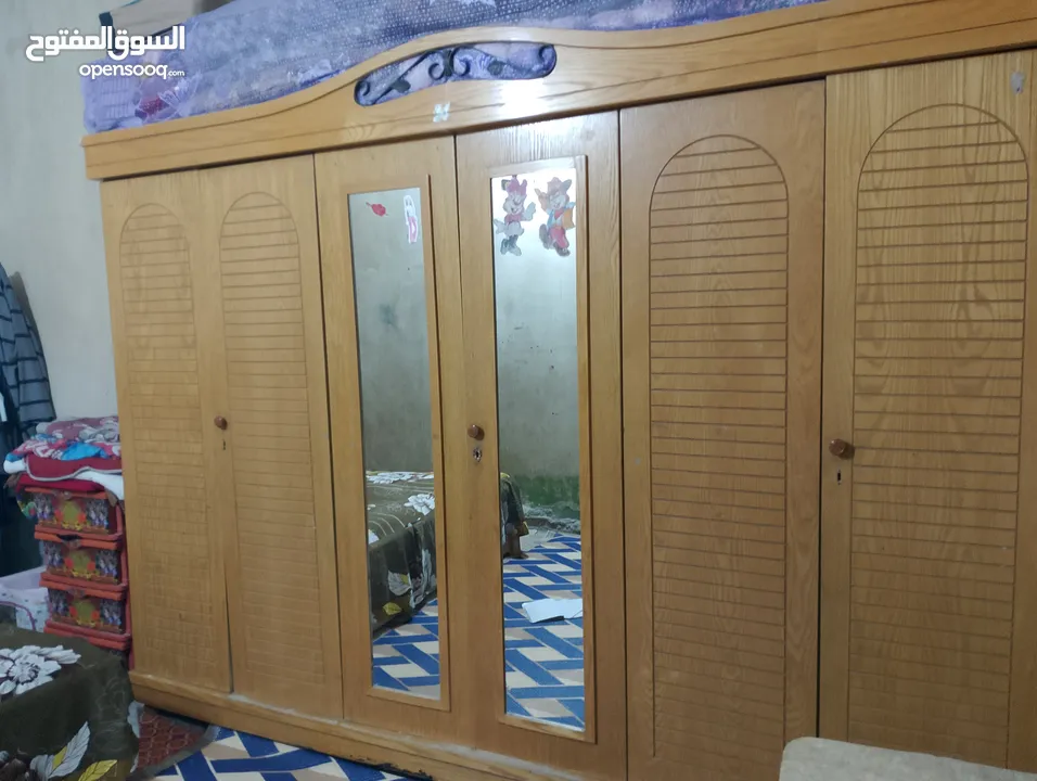 غرفة نوم كويتي السعر 750000وبيهة مجال