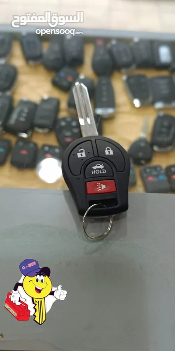 محل مفاتيح سيارات فتح سيارة مغلقة برمجة مفاتيح مفقودةوريموتات وبصمة