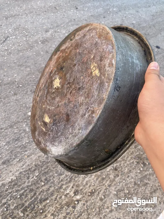 صواني نحاس احمر قديم