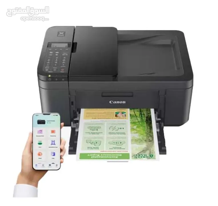 Canon TR4645 Wi-Fi Print Copy Scan Fax Cloud Color Inkjet Printer طابعة كانون