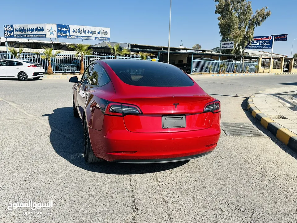 تسلا MODEL 3 موديل 2020  ستاندر بلس حرره خمري مميزه