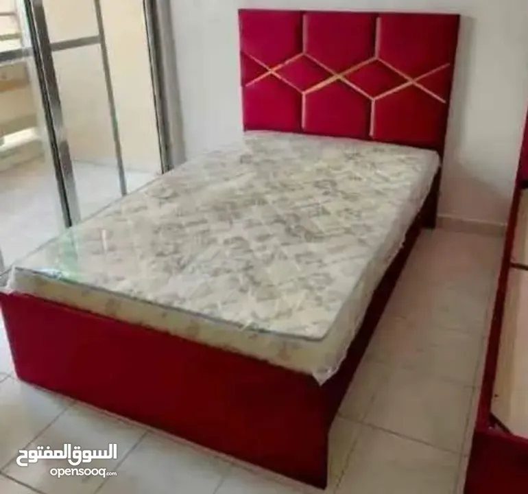 BRAND NEW SINGLE FABRIC BED WITH MATTRESS AVAILABLE