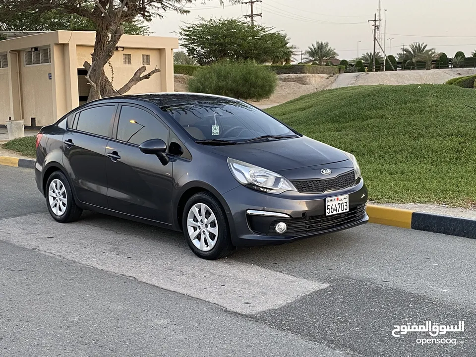 Kia Rio 2016 - 70K KM only - 2nd owner - Original Paint - Pass & insr Feb 25 - 2650 bd negotiable