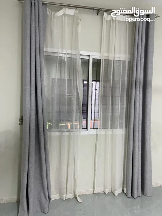 Beautiful curtains in Gary colour