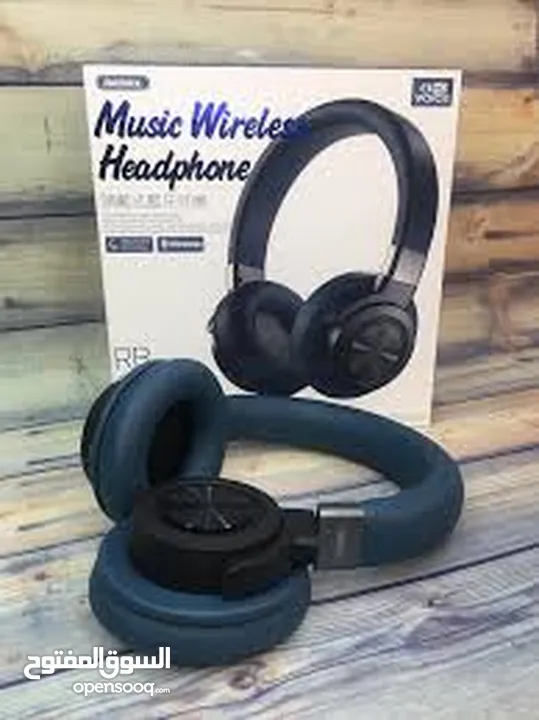 REMAX MUSIC WIRELESS HEADPHONE RB-650HB سماعة هيد فون من ريماكس