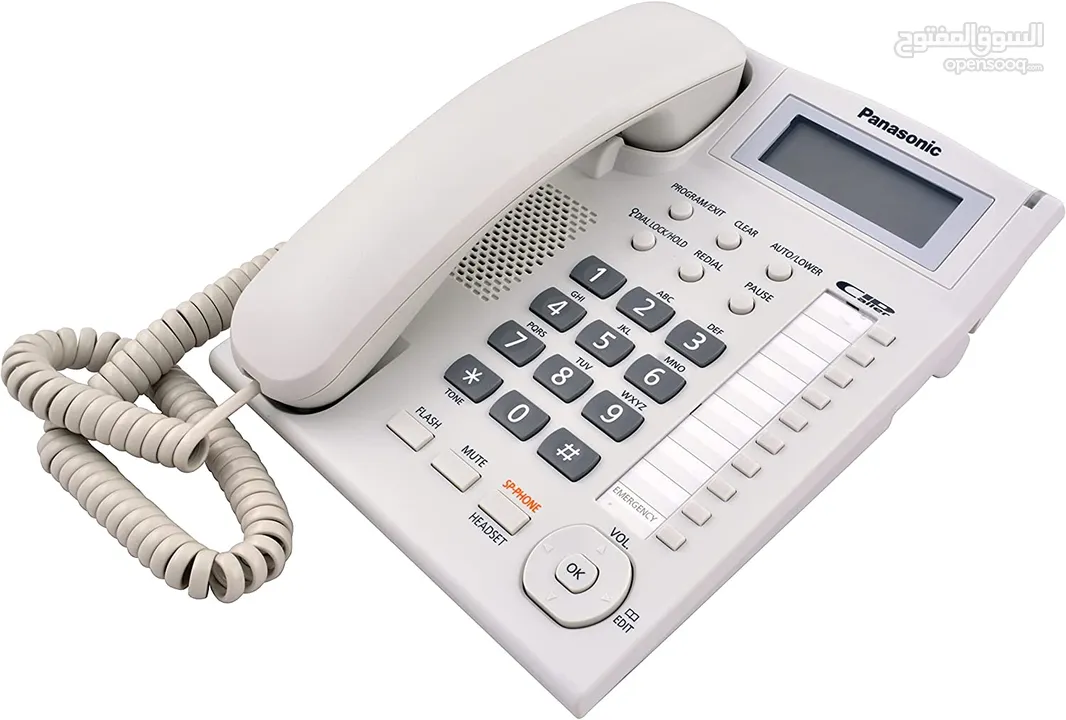 تلفون ارضي جهاز هاتف KX-TS880 Panasonic