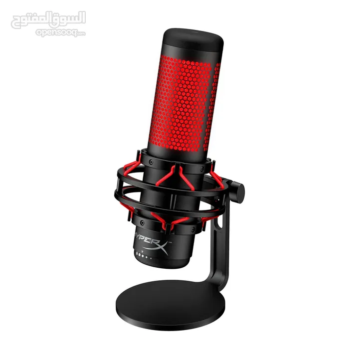 مايكروفون احترافي - جديد -  HyperX Quadcast هايبر اكس كواد كاست