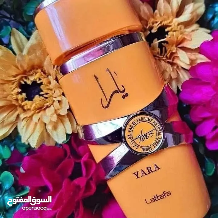 عطر يارا توس البرتقالي للنساء من لطافة  نسائي  حجم 100 مل من دار عطور لطافه الإماراتية