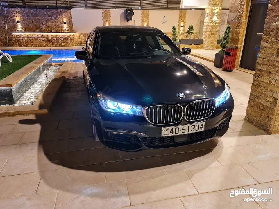 سيارة BMW 740 موديل 2017 مواصفات خاصه فل كامل اعلى مواصفات