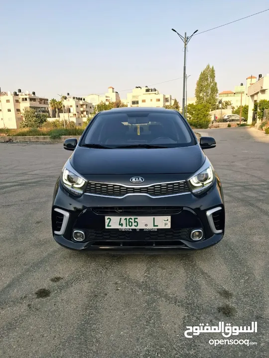 كيا مورنينج 2020 GT line  فل إضافات فتحة سقف